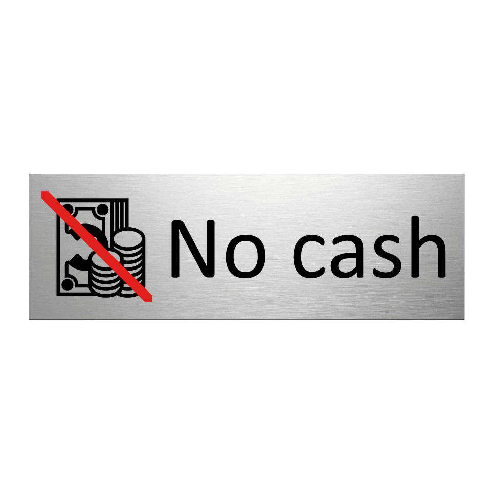 No cash