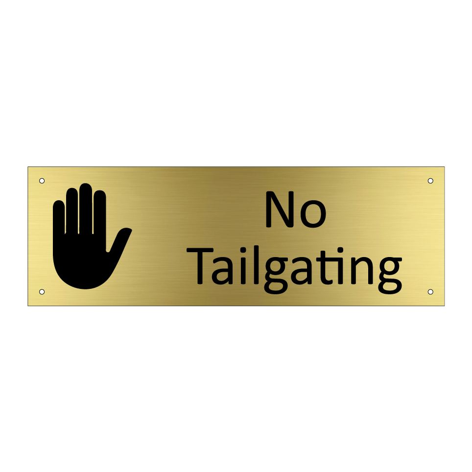 No Tailgating