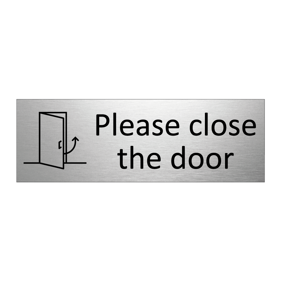 Please close the door