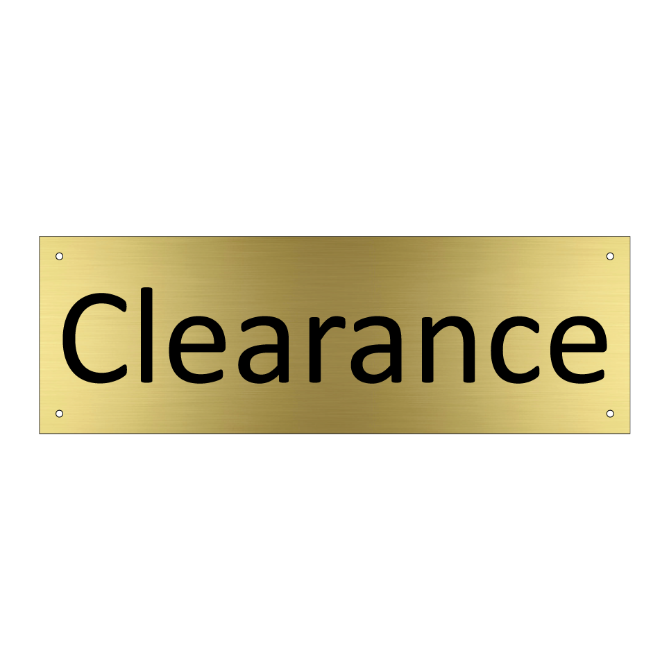 Clearance