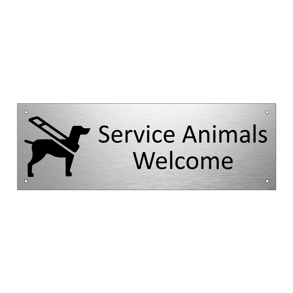 Service Animals Welcome