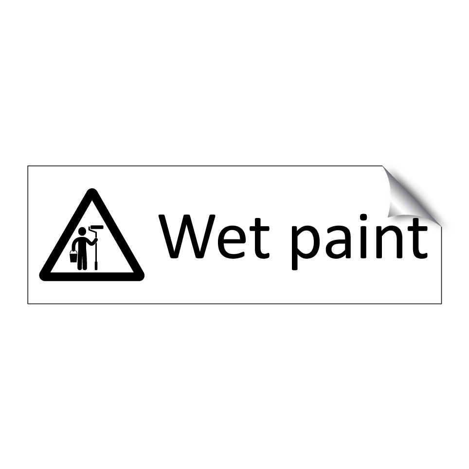 Wet paint