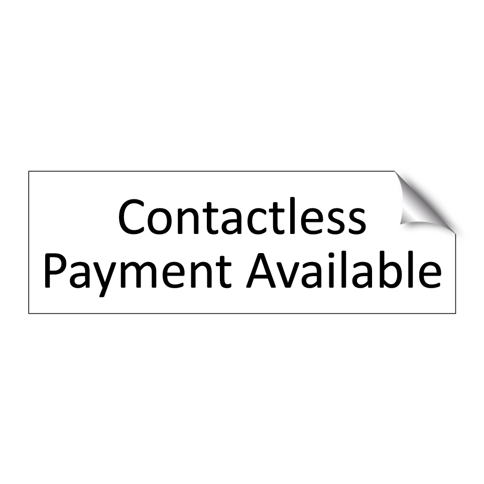 Contactless Payment Available