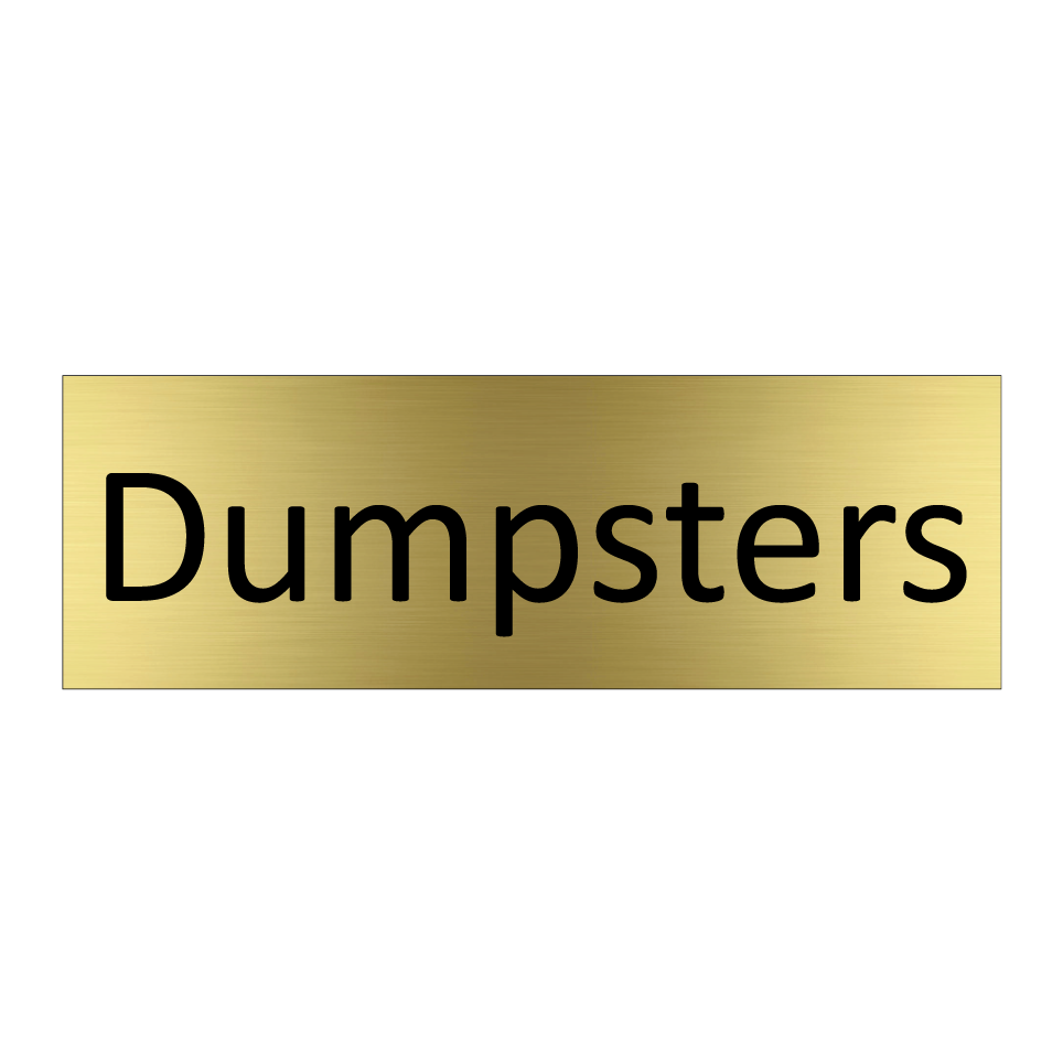 Dumpsters