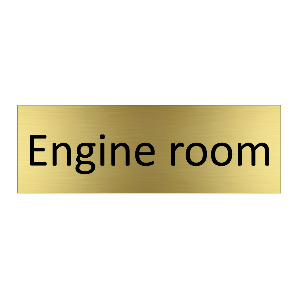 Engine room