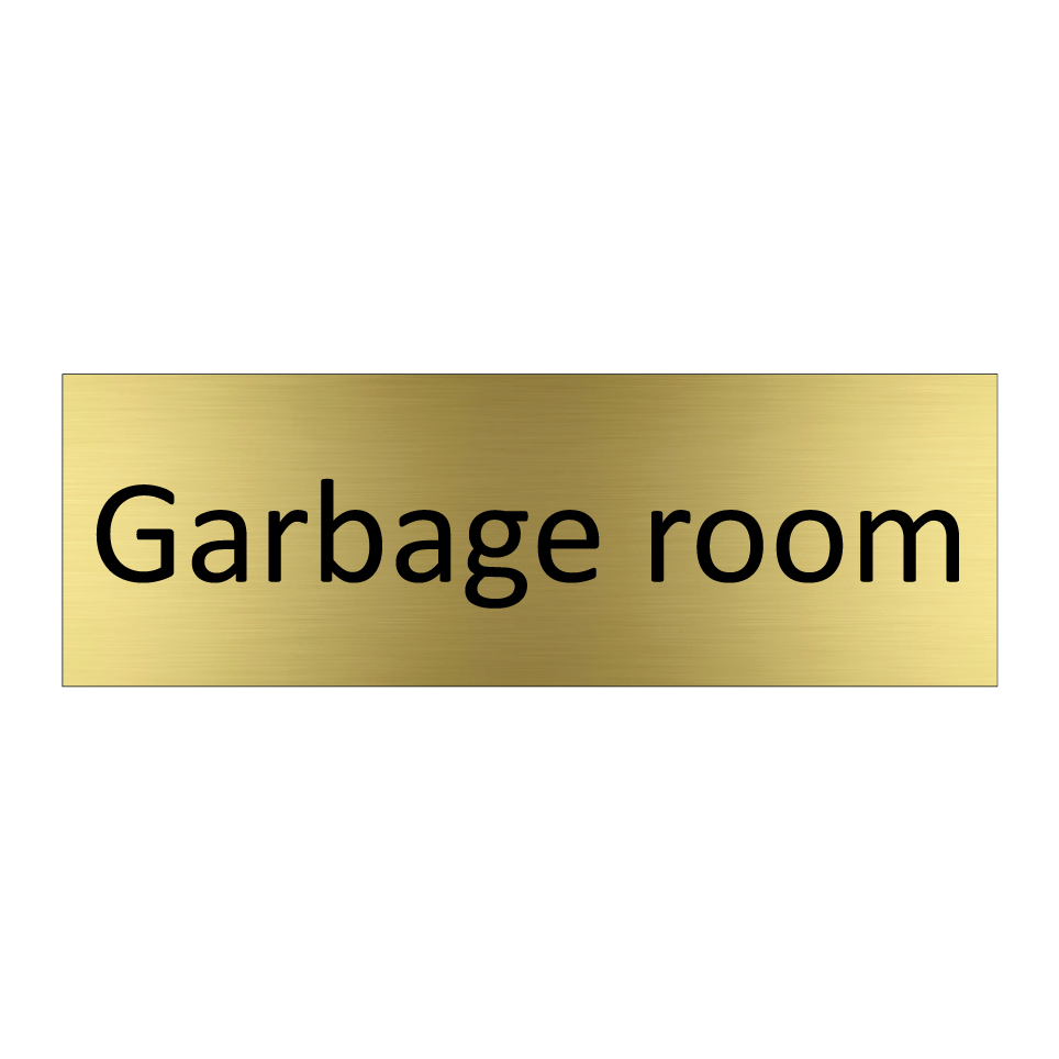 Garbage room