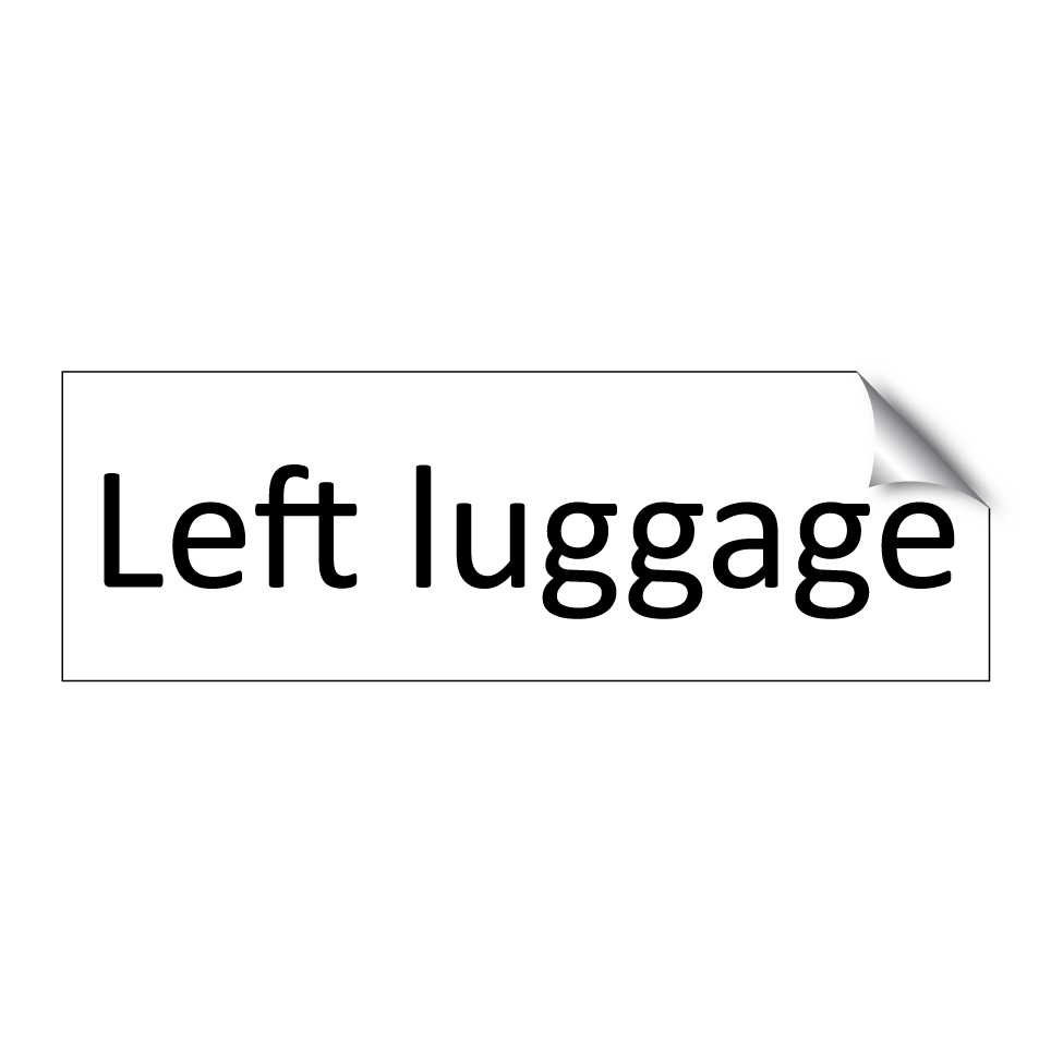 Left luggage