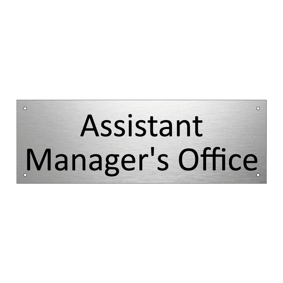 Assistant Manager's Office