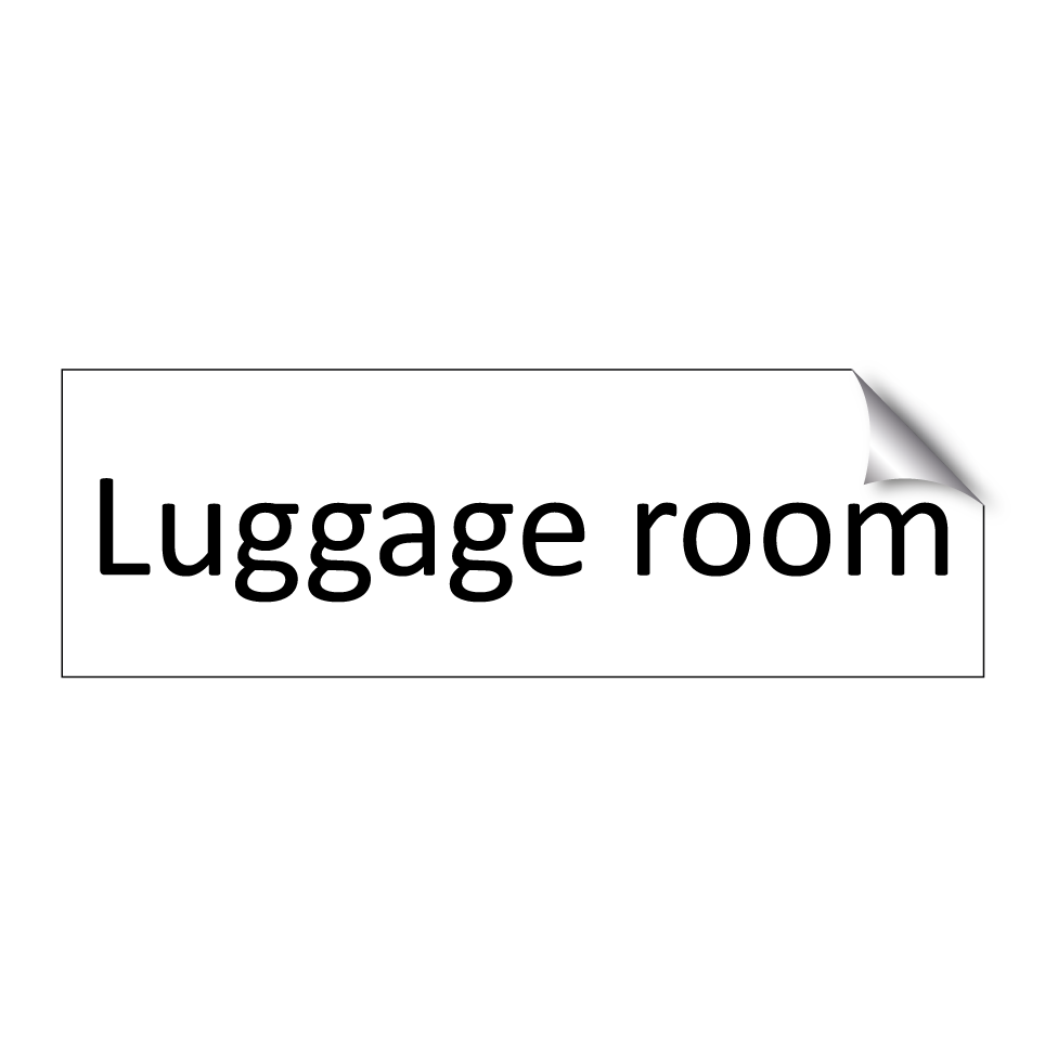 Luggage room