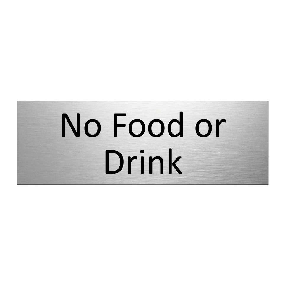 No Food or Drink