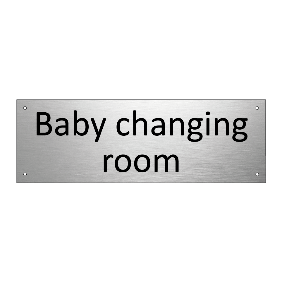 Baby changing room