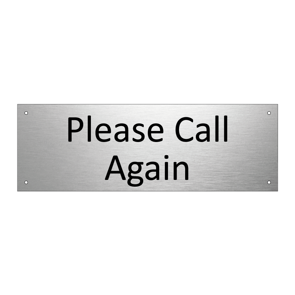 Please Call Again