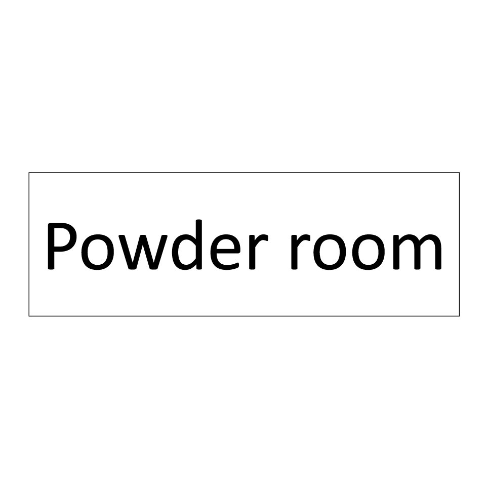 Powder room