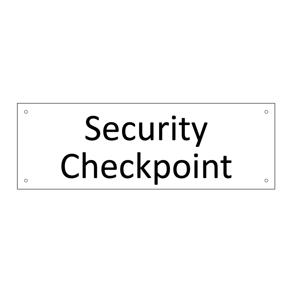 Security Checkpoint