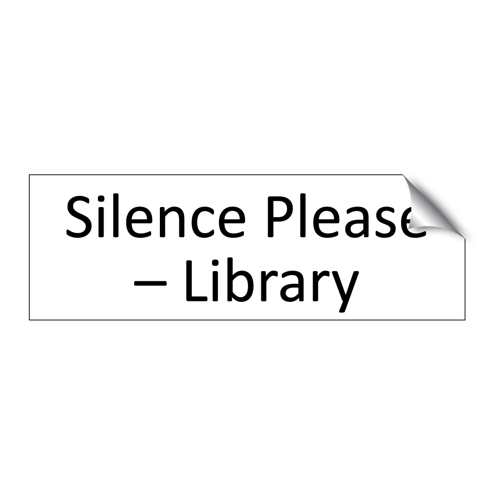 Silence Please – Library