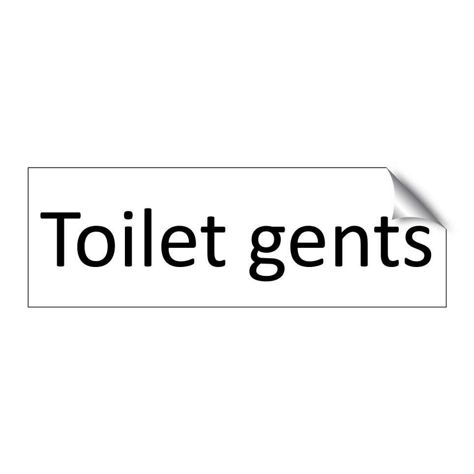 Toilet gents