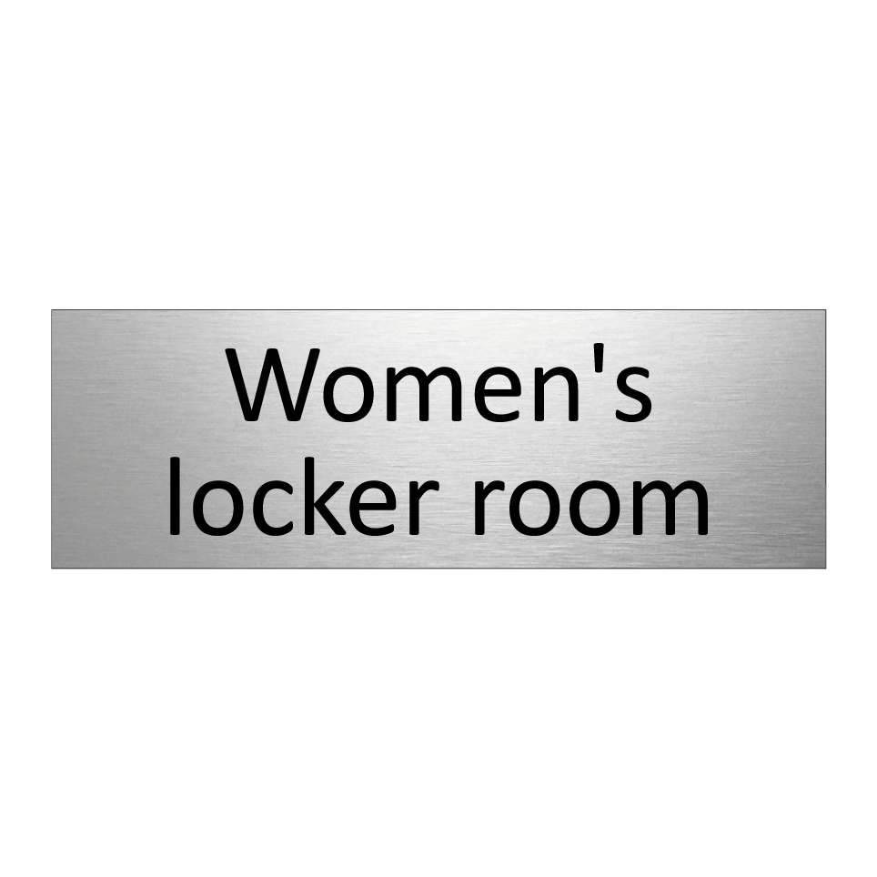 Women's locker room