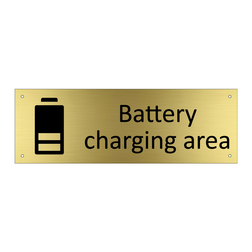 Battery charging area