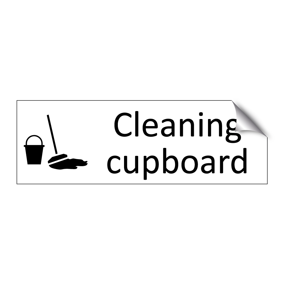 Cleaning cupboard