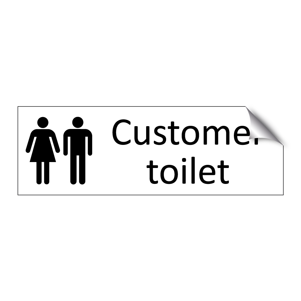 Customer toilet