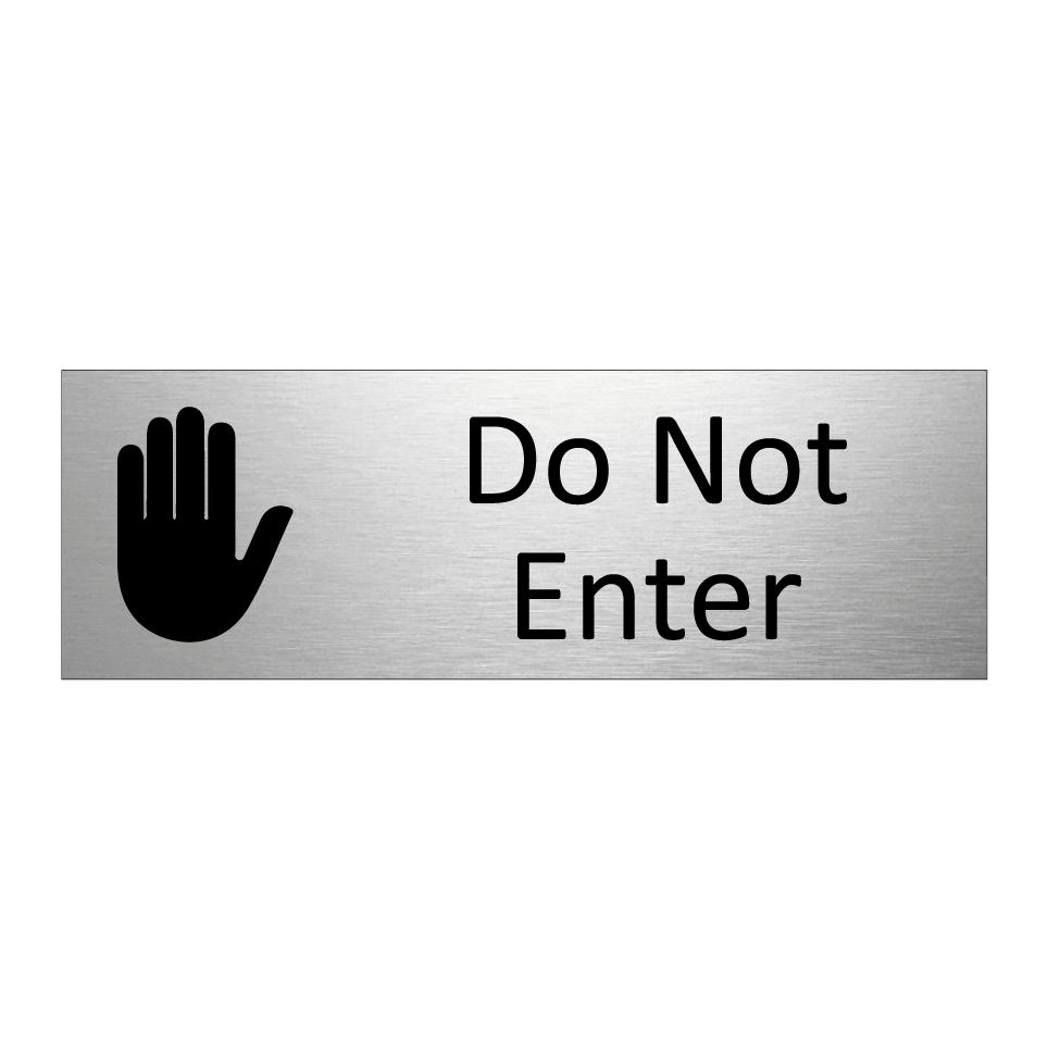 Do Not Enter