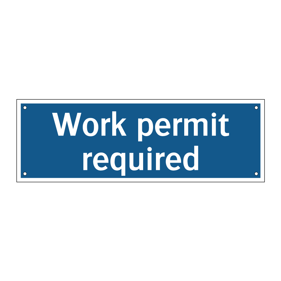 Work permit required