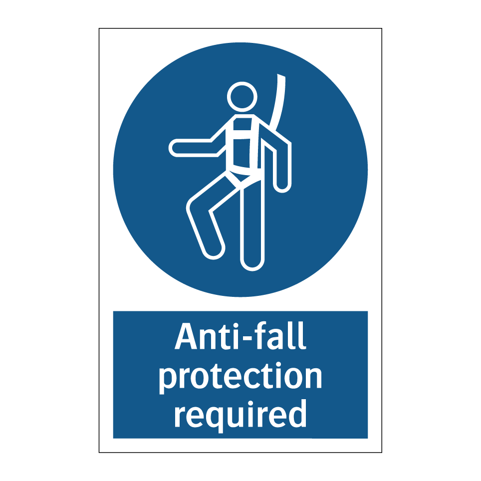 Anti-fall protection required