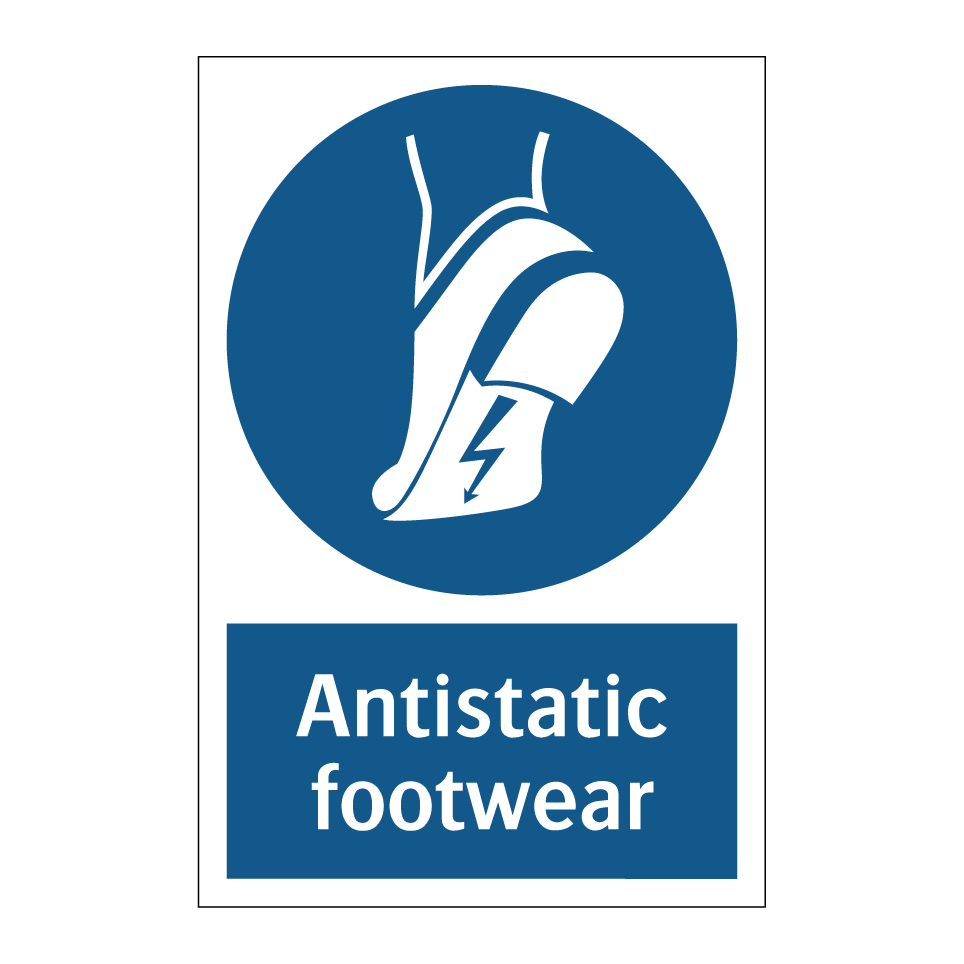 Antistatic footwear