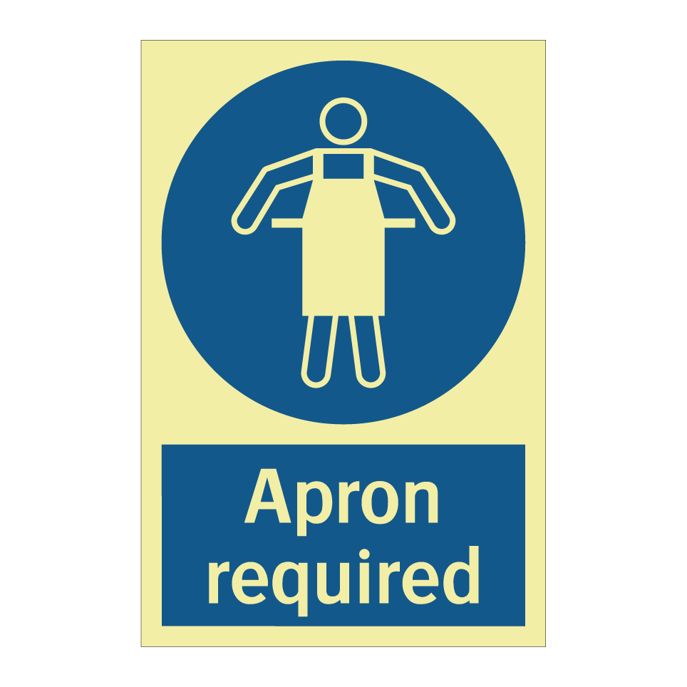 Apron required