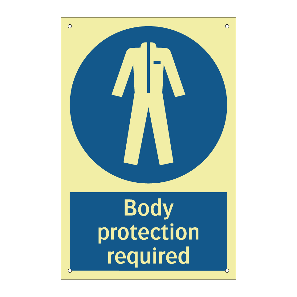 Body protection required