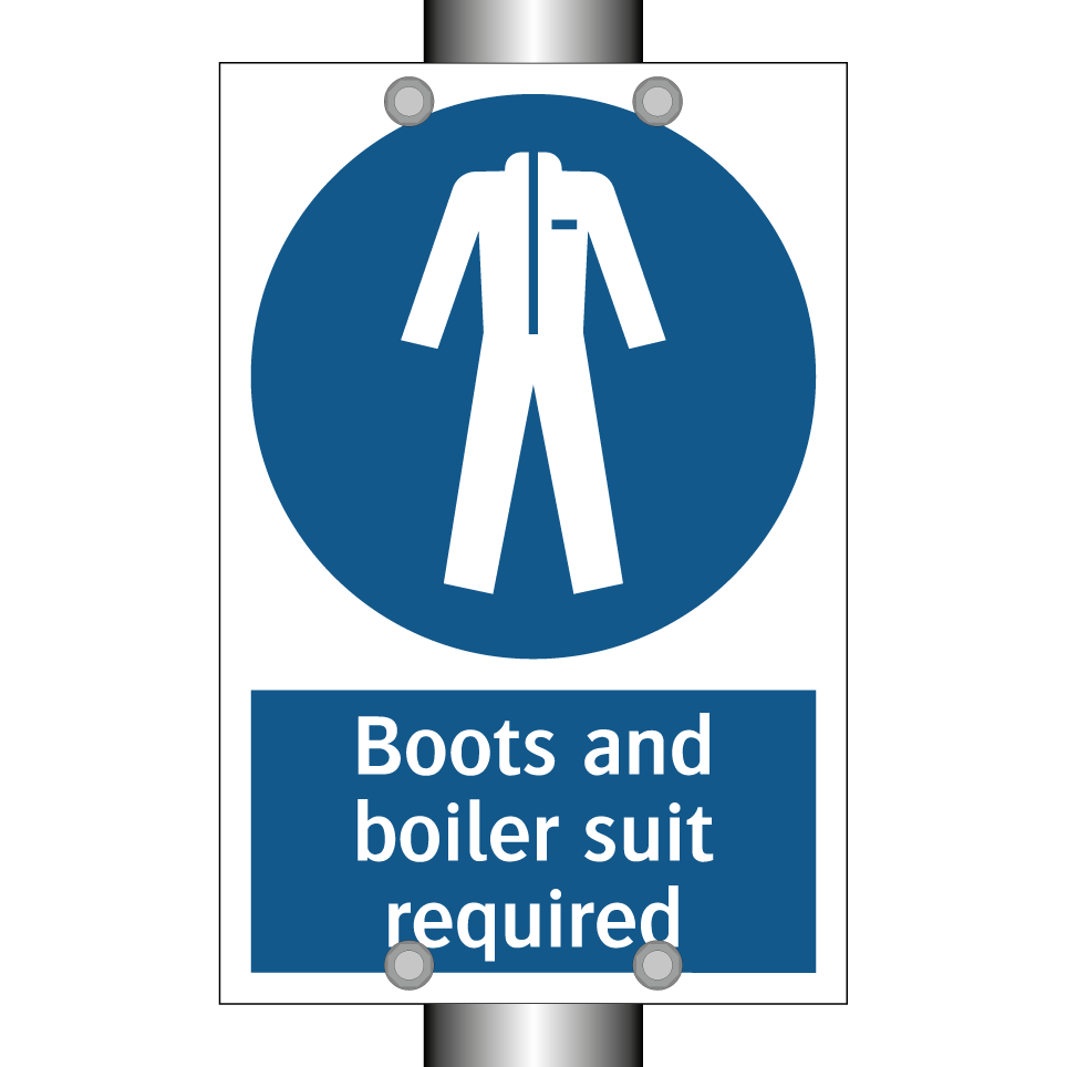 Boots and boiler suit required