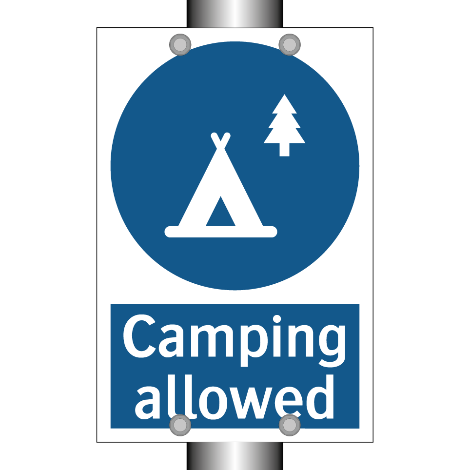 Camping allowed