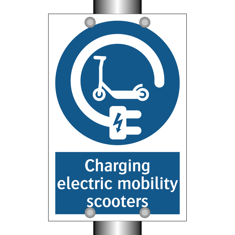 Charging electric mobility scooters