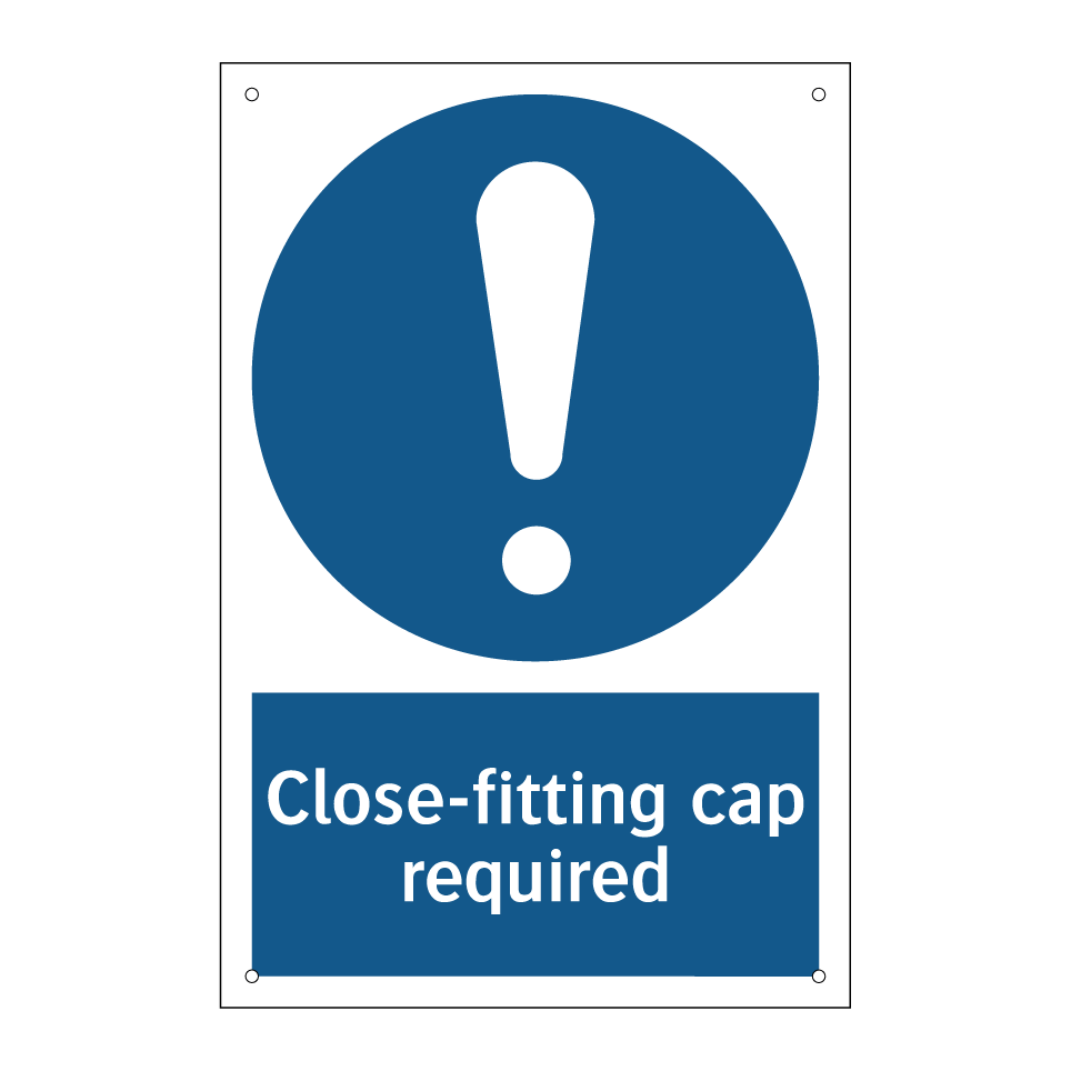 Close-fitting cap required
