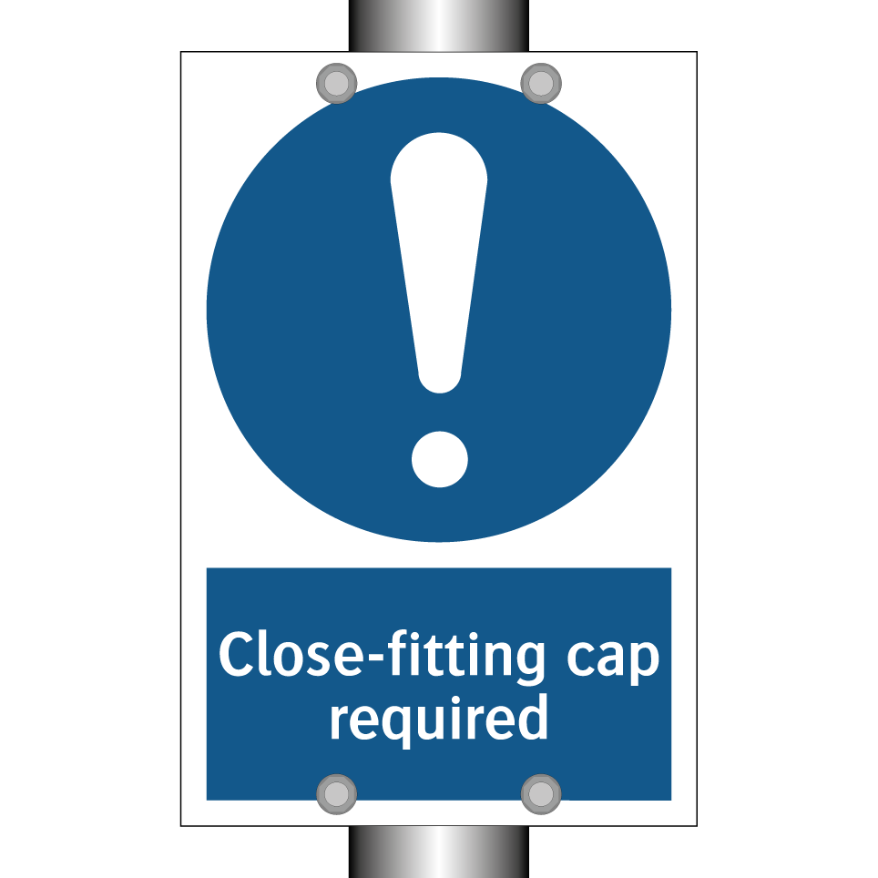 Close-fitting cap required