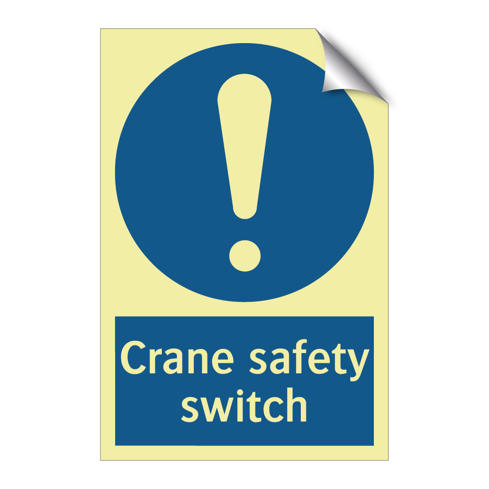 Crane safety switch