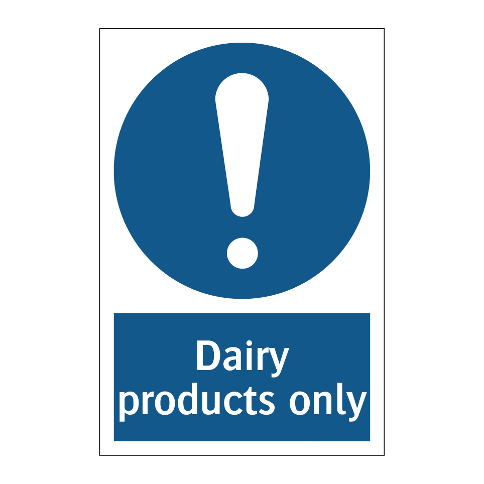 Dairy products only