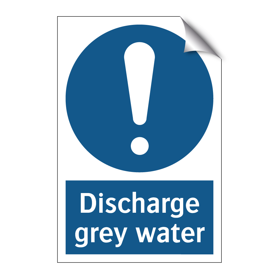 Discharge grey water