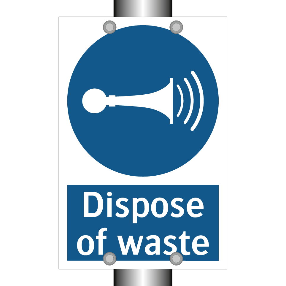Dispose of waste