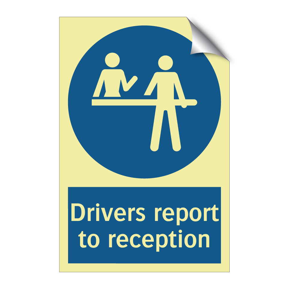 Drivers report to reception