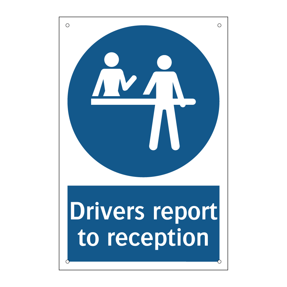 Drivers report to reception