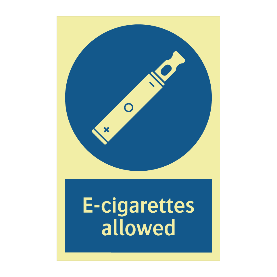 E-cigarettes allowed