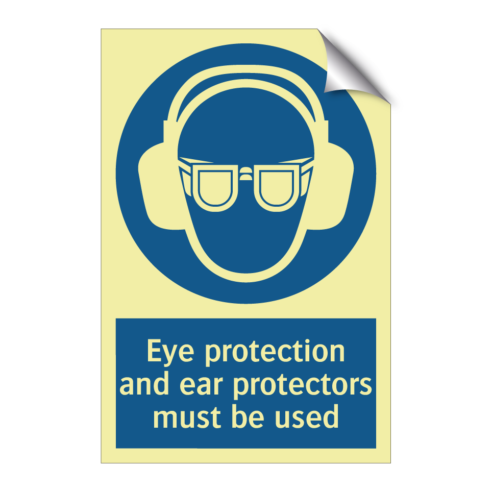 Eye protection and ear protectors must be used