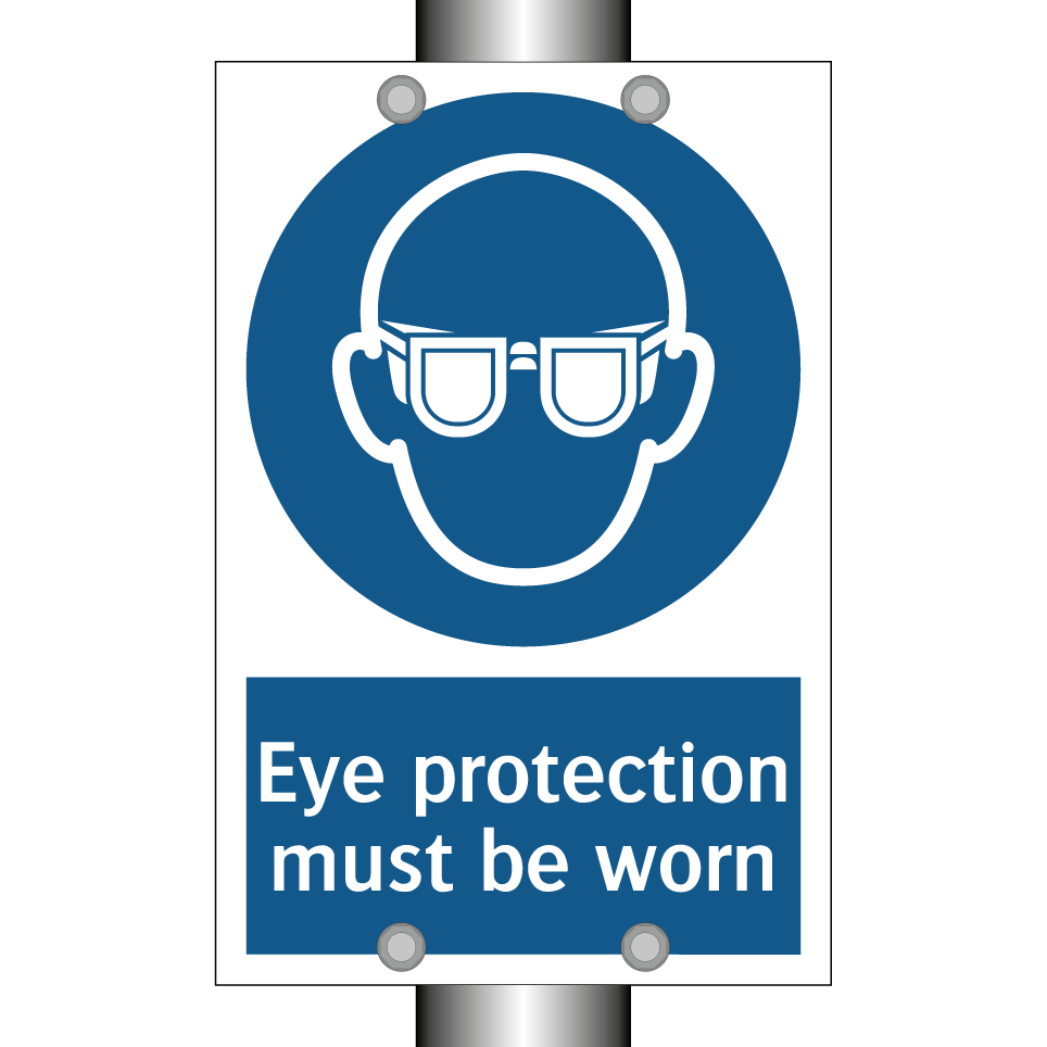 Eye protection must be worn