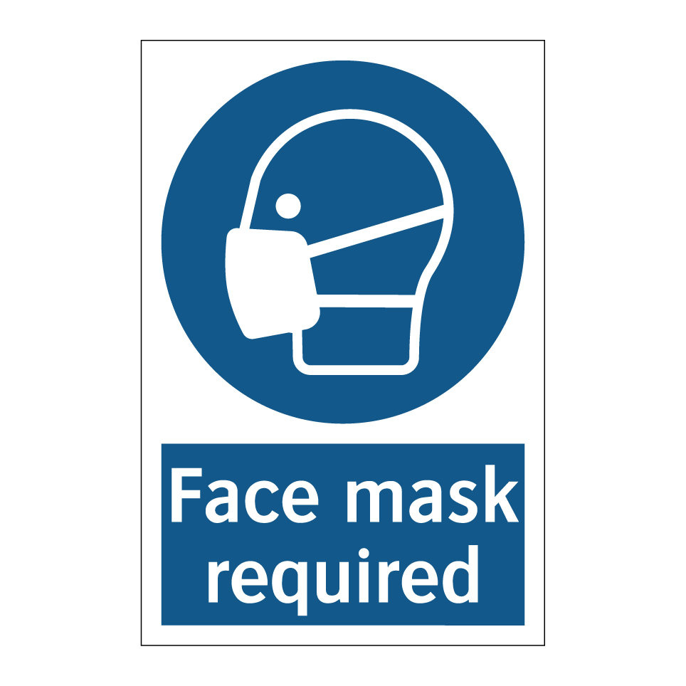 Face mask required