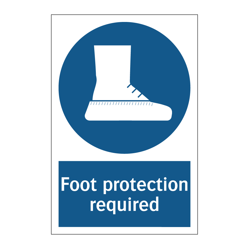 Foot protection required