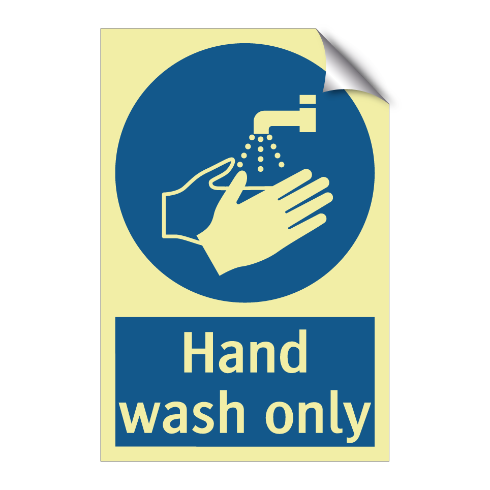 Hand wash only