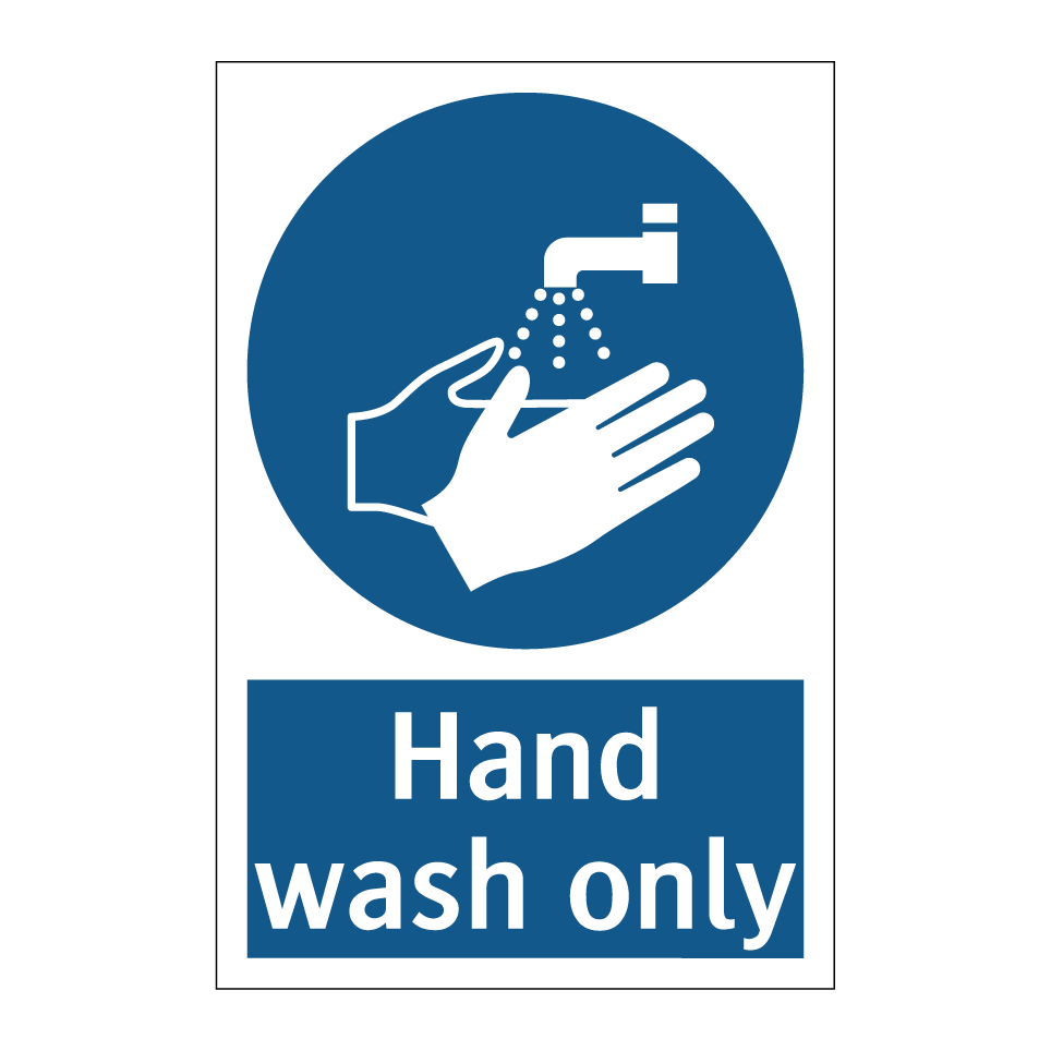 Hand wash only