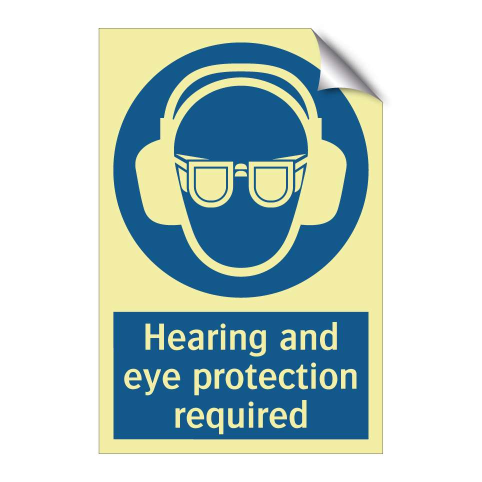 Hearing and eye protection required