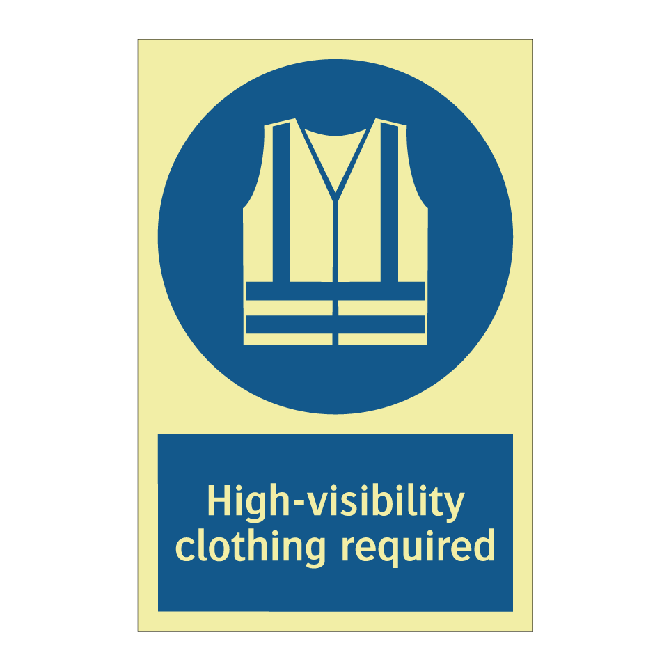 High-visibility clothing required